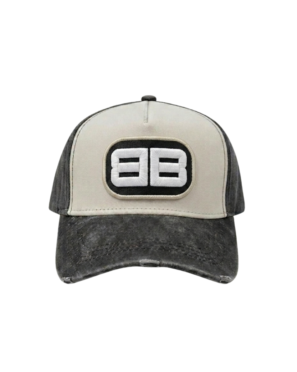 Washed Trucker Cream and Grey
