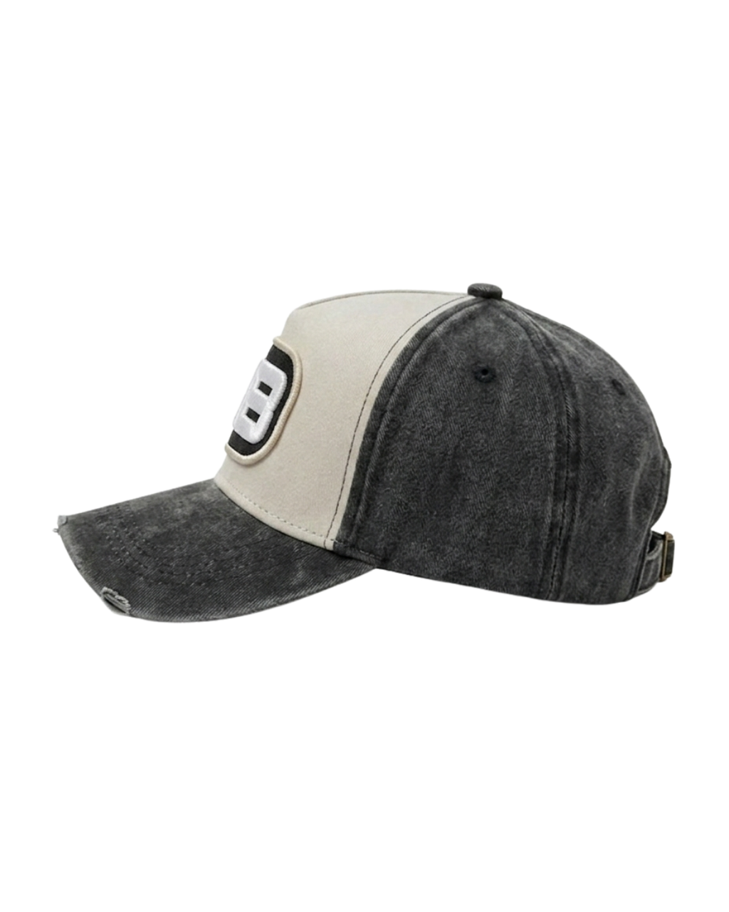 Washed Trucker Cream and Grey